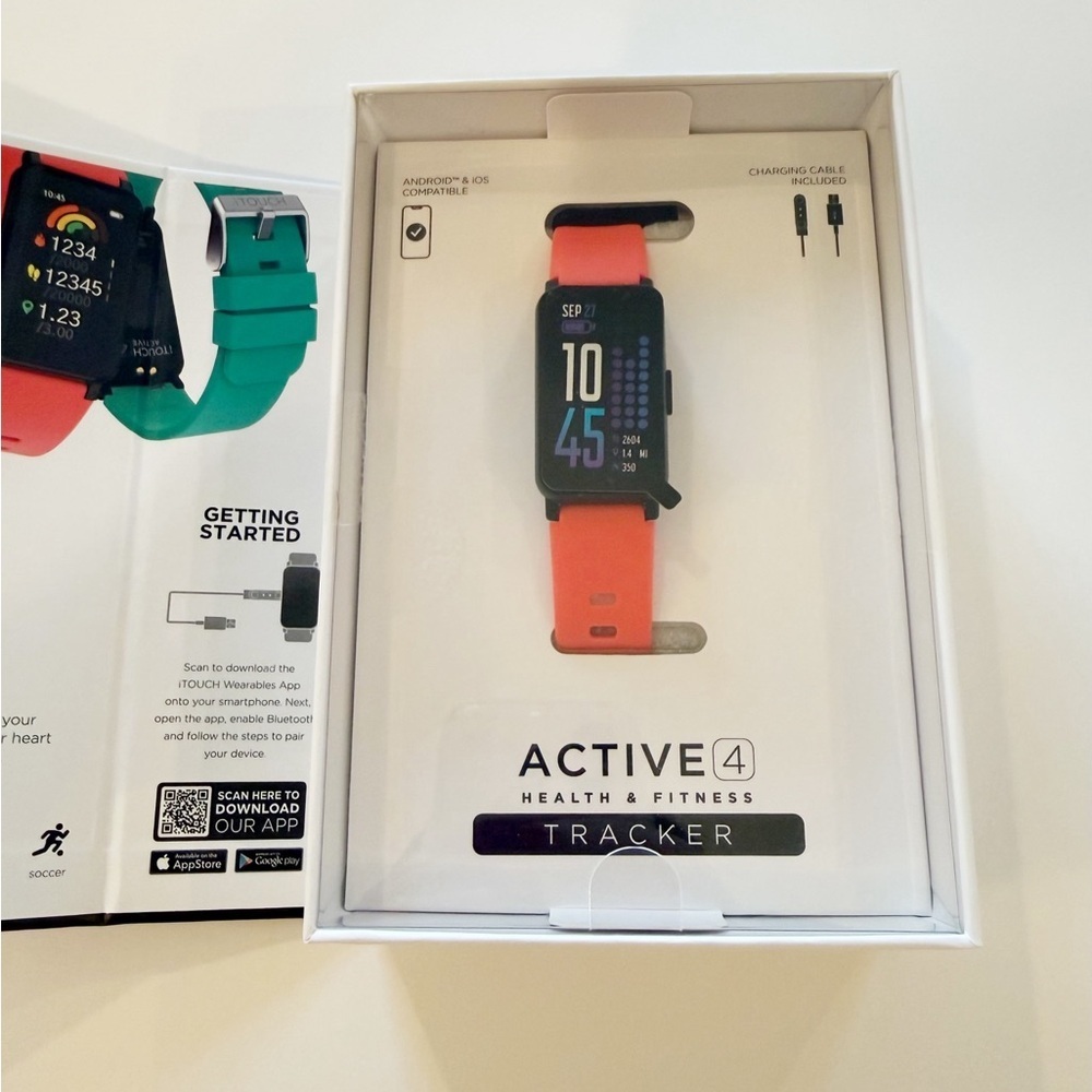 NWT iTouch Active 4 Activity Tracker Smartwatch - Picture 8 of 10
